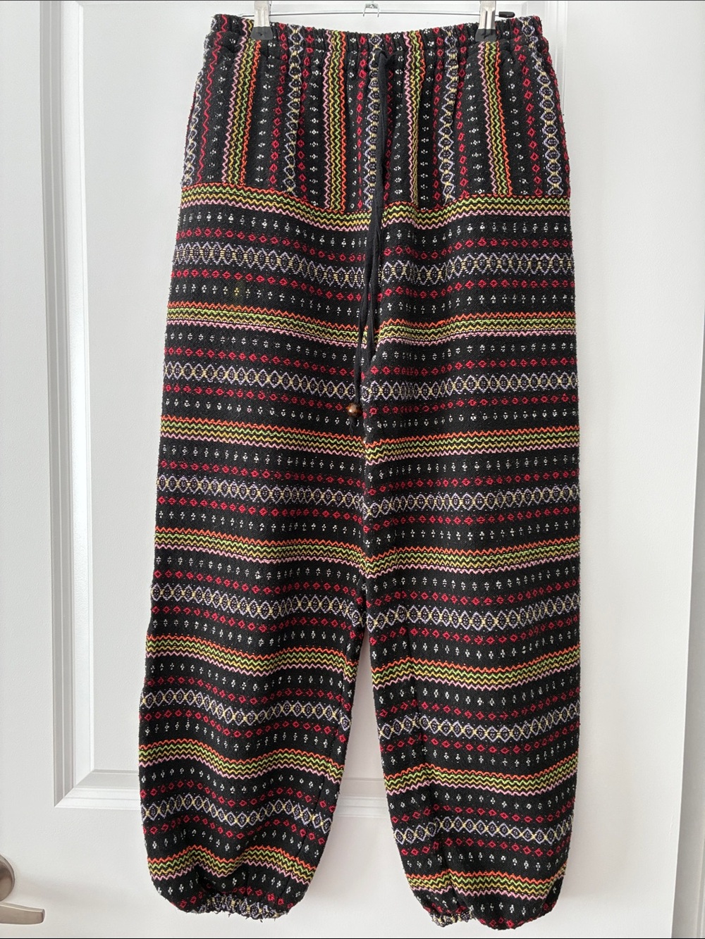 www.HaremPants.com Cotton Knit Harem Pants Baja Style Multicolour